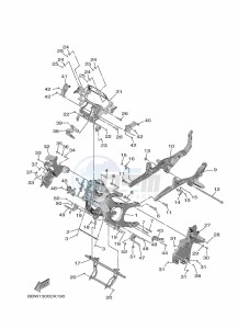 XP560D  (BBW3) drawing STEERING HANDLE & CABLE