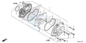 NC750SAE NC750SA ED drawing WATER PUMP