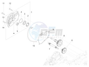 GTS 300 SUPER IE ABS E4 (APAC) drawing Reduction unit