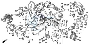 CB1300F CB1300SUPER FOUR drawing WIRE HARNESS/IGNITION COI L (CB1300/A)