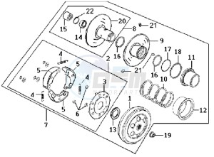 DD50 FIX 25 KMH E2 drawing DRIVE PULLEY / V-BELT