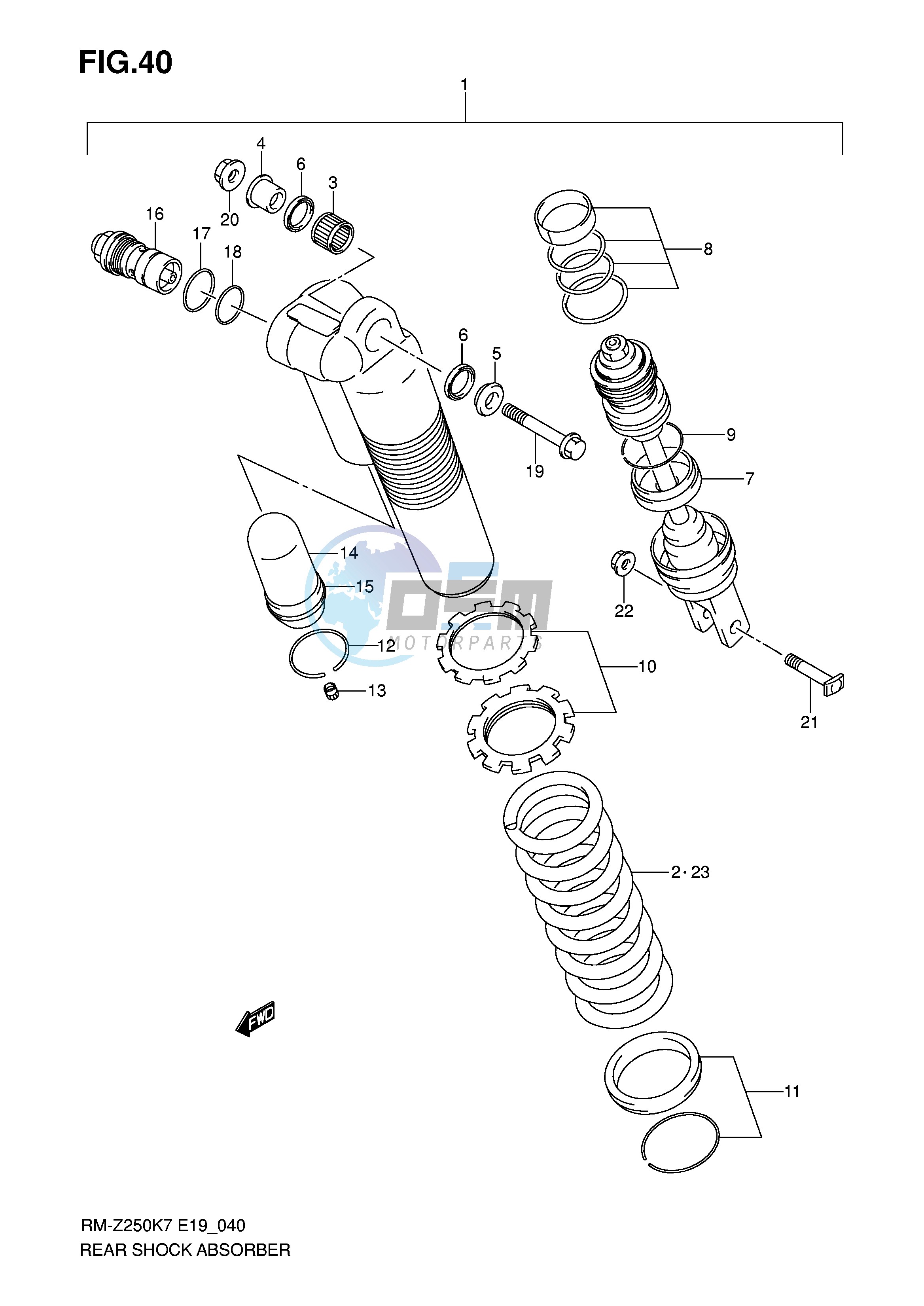 REAR SHOCK ABSORBER