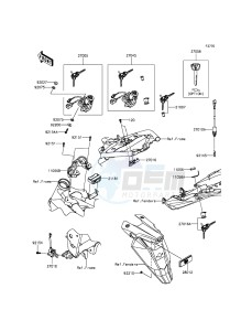 Z800 ZR800CGF UF (UK FA) XX (EU ME A(FRICA) drawing Ignition Switch