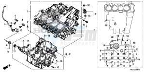 CB650FAH 2ED - (2ED) drawing CRANKCASE