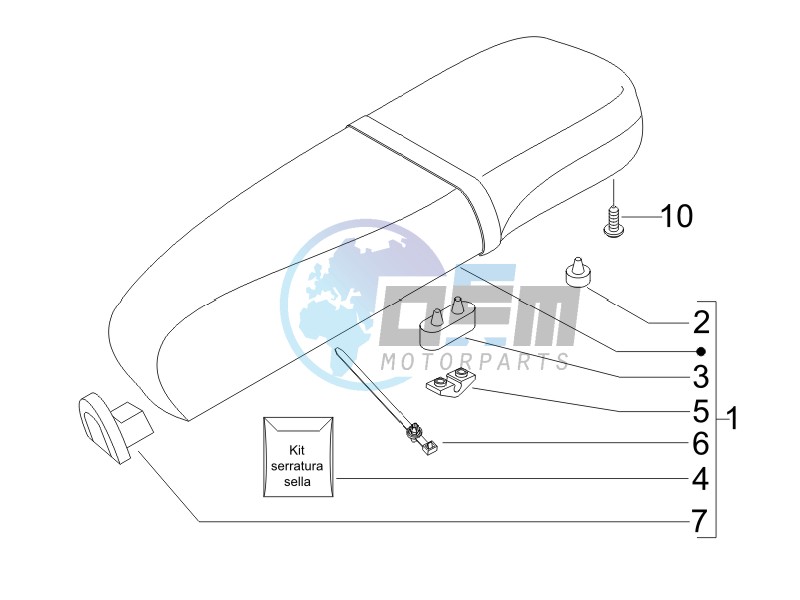 Saddle - Tool roll