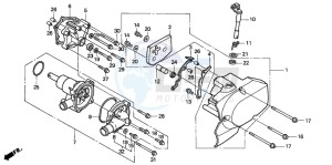 VF750C drawing WATER PUMP