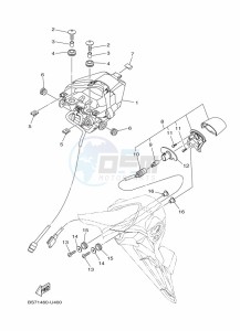 YZF320-A YZF-R3 (B7PF) drawing TAILLIGHT