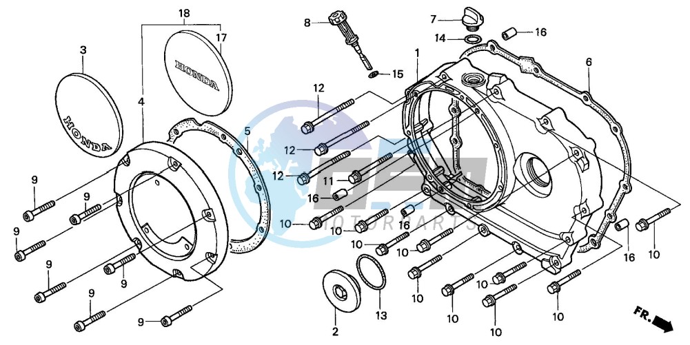 RIGHT CRANKCASE COVER