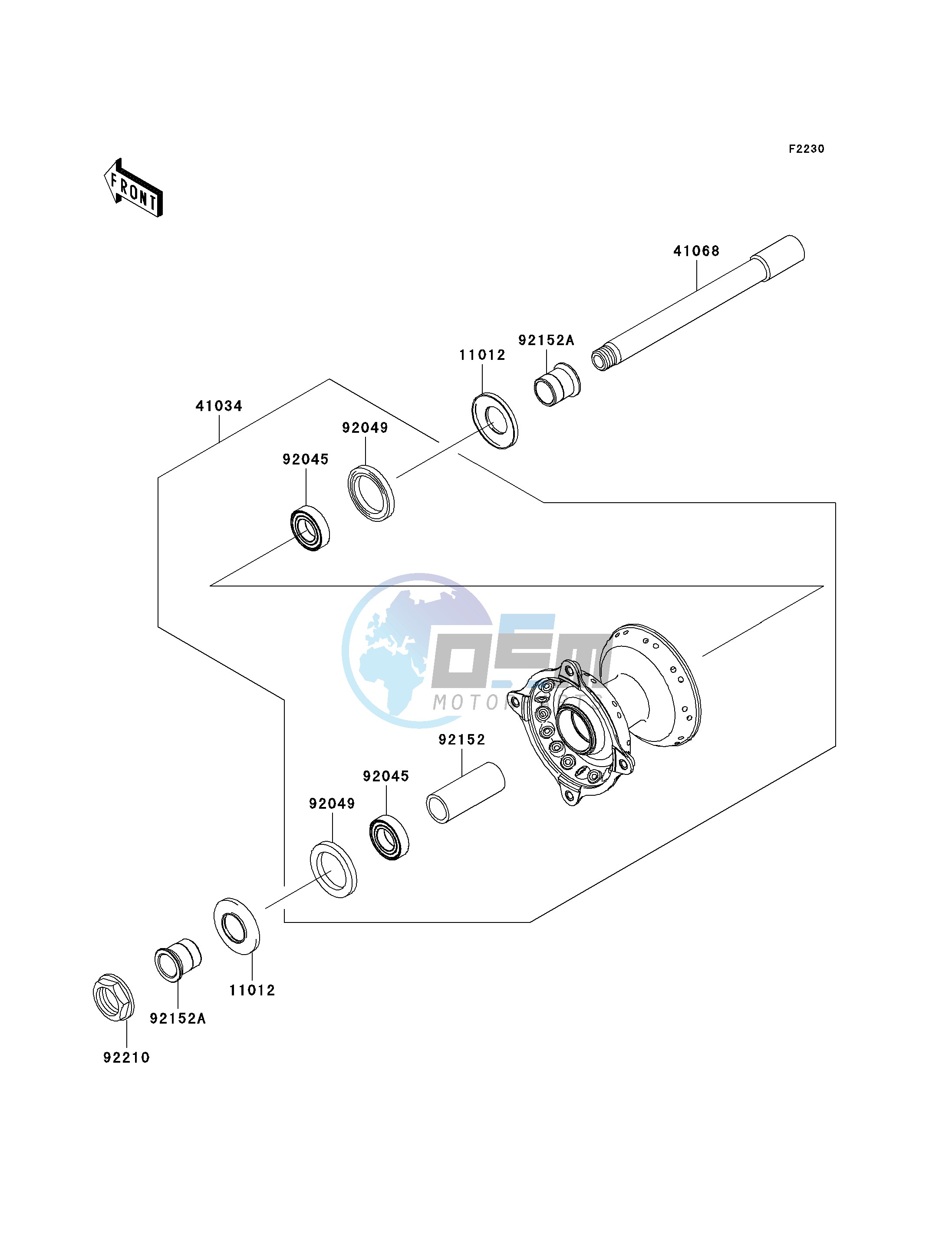 FRONT HUB