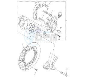 YZ LC 125 drawing FRONT BRAKE CALIPER