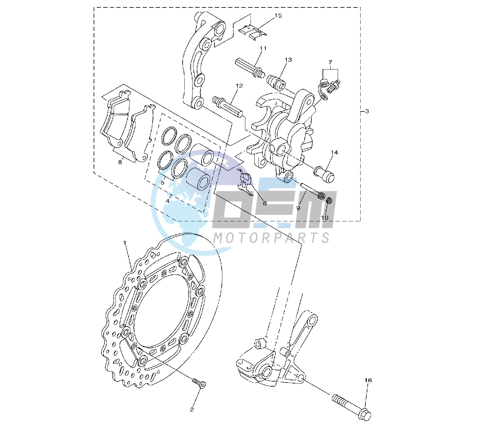 FRONT BRAKE CALIPER