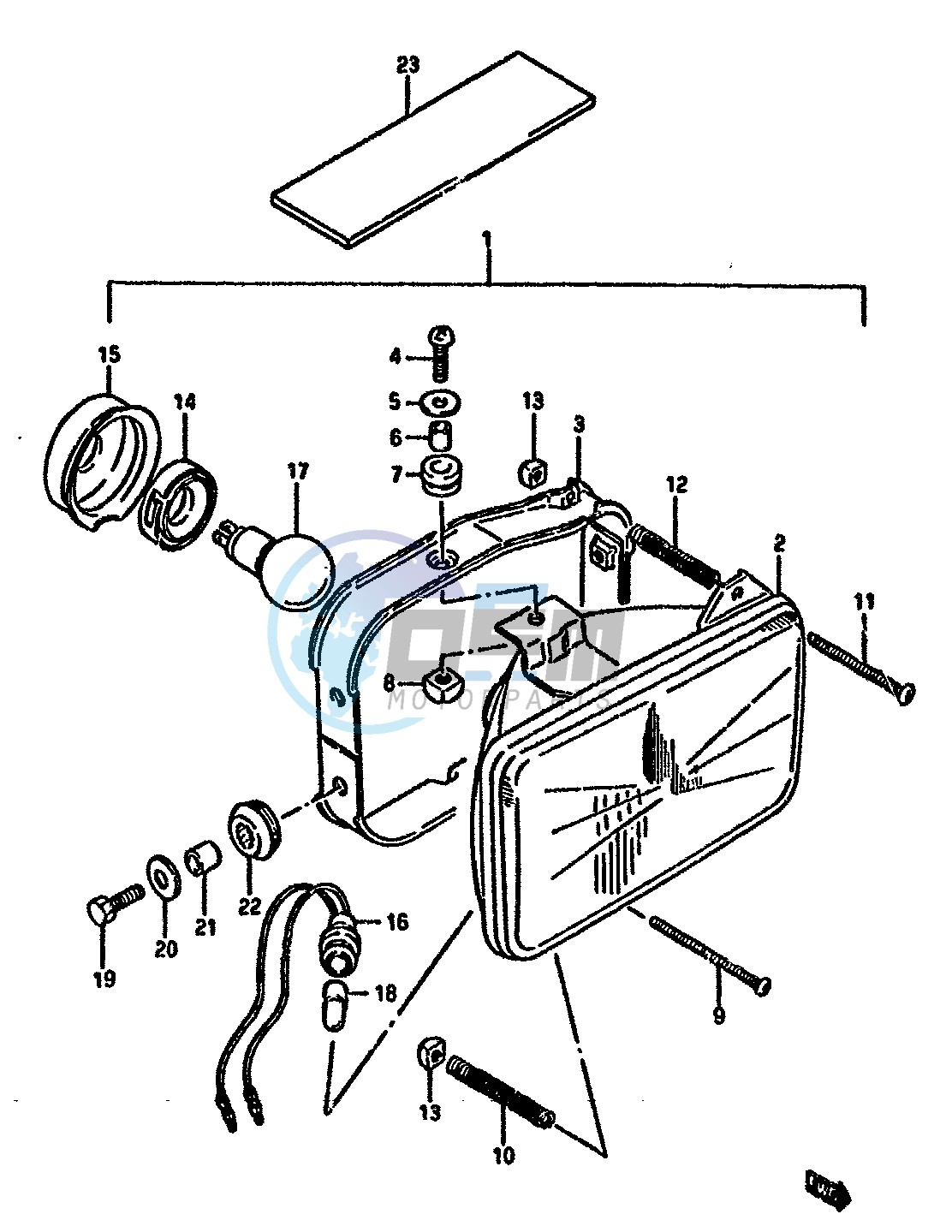 HEADLAMP (E2,E4,E15,E18,E21)