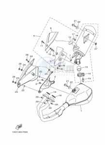 YZF250-A (B6P4) drawing EXHAUST