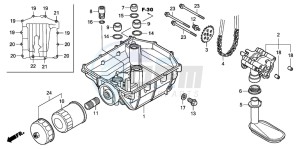 VTR1000F FIRE STORM drawing OIL PUMP