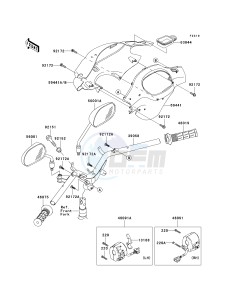 AN 112 D (D2-D3) drawing HANDLEBAR