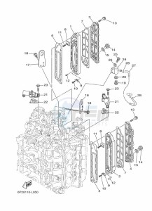 F225CETL drawing CYLINDER-AND-CRANKCASE-3