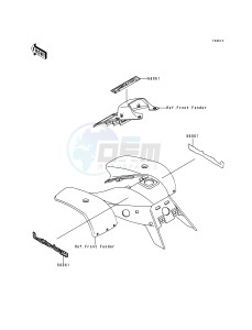 KEF 300 A [LAKOTA 300] (A2-A5) [LAKOTA 300] drawing DECALS-- RED- --- KEF300-A3- -