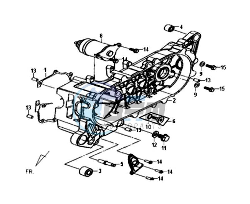 CRANKCASE COVER LEFT