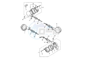 V-MAX 1200 drawing FLASHER LIGHT