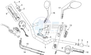 NA Mana 850 drawing Handlebar - Controls