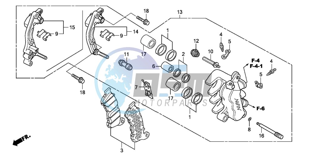 FRONT BRAKE CALIPER