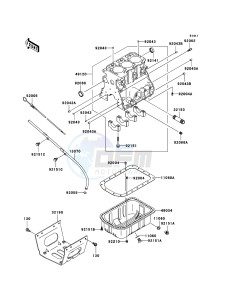 MULE 3010 TRANS 4x4 DIESEL KAF950C7F EU drawing Crankcase