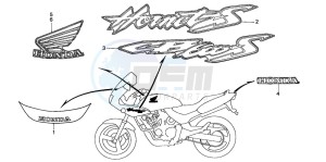 CB600F CB600F drawing MARK (CB600F22)