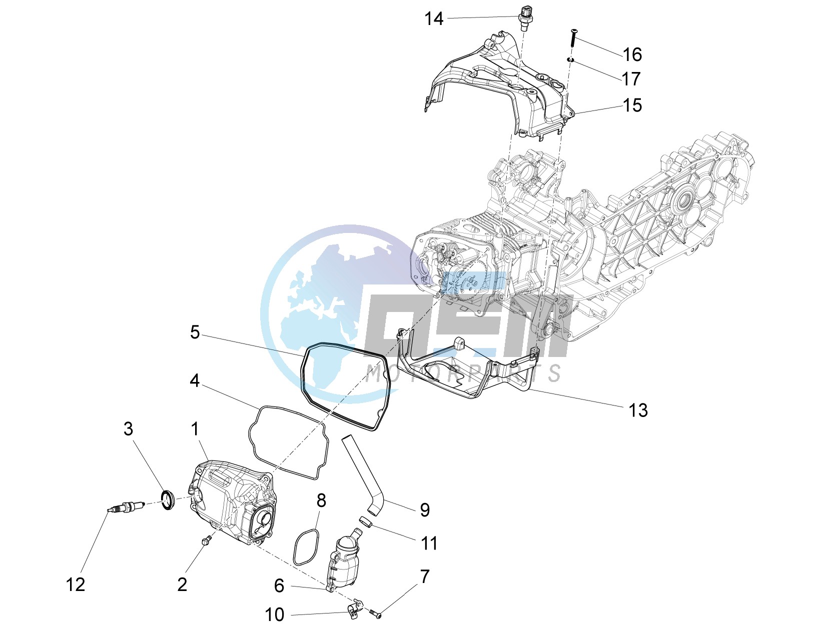 Cylinder head cover