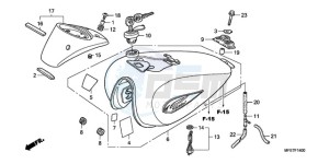 VT750C2F9 Australia - (U / KMH MME) drawing FUEL TANK