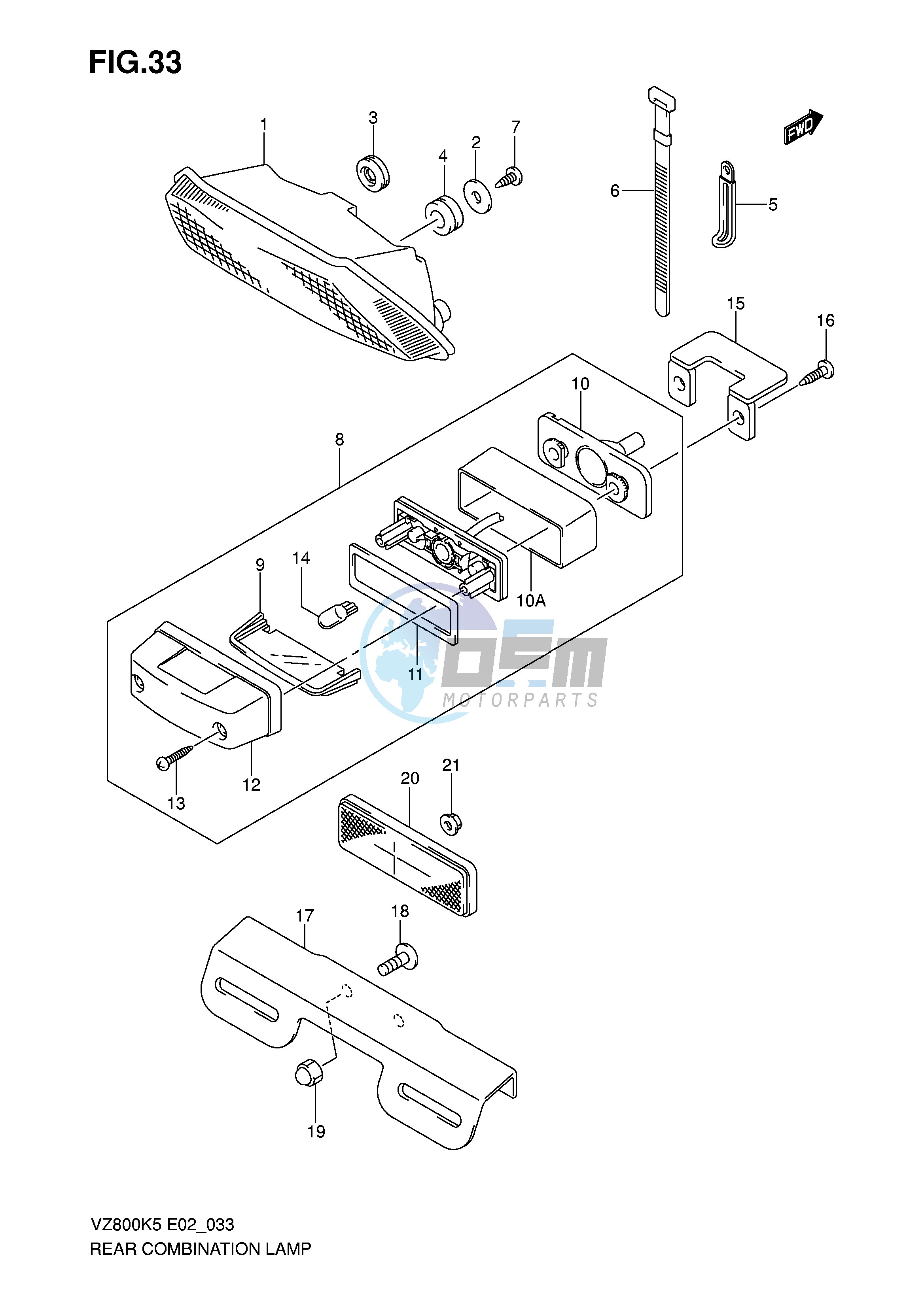 REAR COMBINATION LAMP