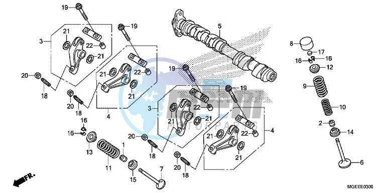 CAMSHAFT/ VALVE ( FRONT)