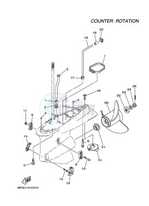 FL250AETX drawing PROPELLER-HOUSING-AND-TRANSMISSION-4