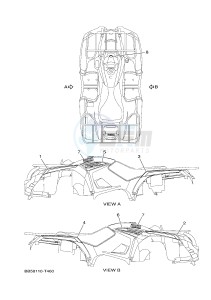 YFM450FWBD KODIAK 450 EPS (BB5A) drawing GRAPHICS