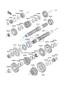 NINJA ZX-6R ZX636-C1H FR GB XX (EU ME A(FRICA) drawing Transmission