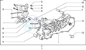 Liberty 50 2t drawing Crankcase