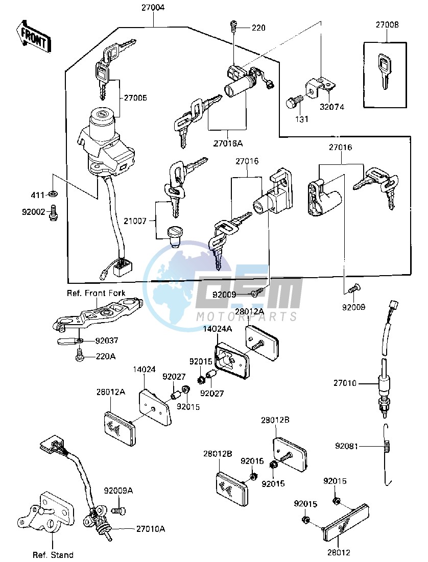 IGNITION SWITCH_LOCKS_REFLECTORS