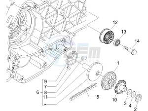 Runner 200 VXR 4t Race drawing Driving pulley