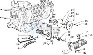 X9 125 drawing Pump group - Oil pan