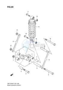 GSF-1250 BANDIT EU drawing REAR CUSHION LEVER