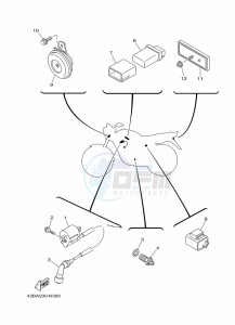 YBR125EGS YBR125G (43BL) drawing ELECTRICAL 2