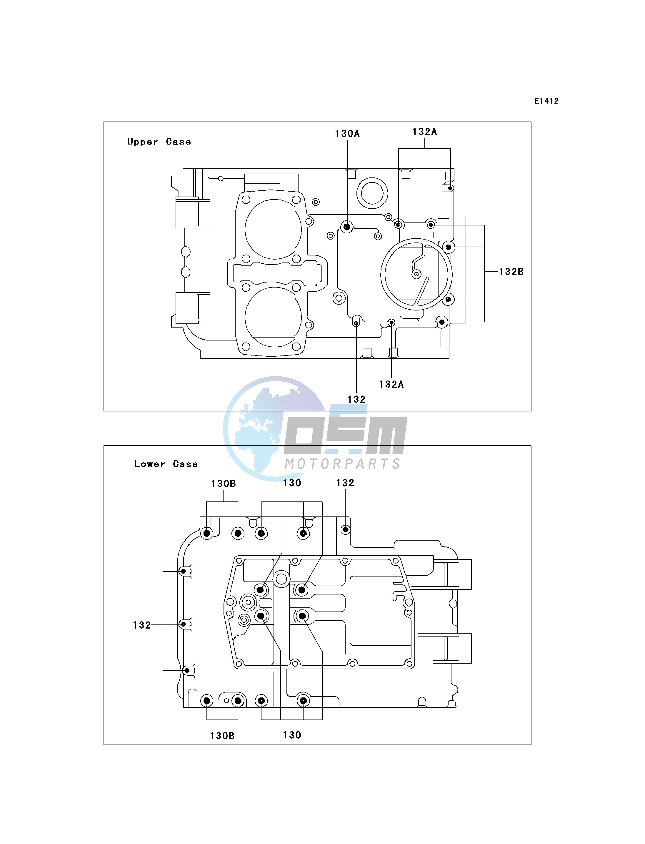 CRANKCASE BOLT PATTERN