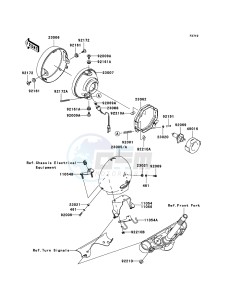 VN900_CUSTOM VN900C7F GB XX (EU ME A(FRICA) drawing Headlight(s)(WV)