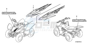 TRX90XB drawing MARK ( TRX90EX8/ X9/ XB/ XC/ XD/ XE)