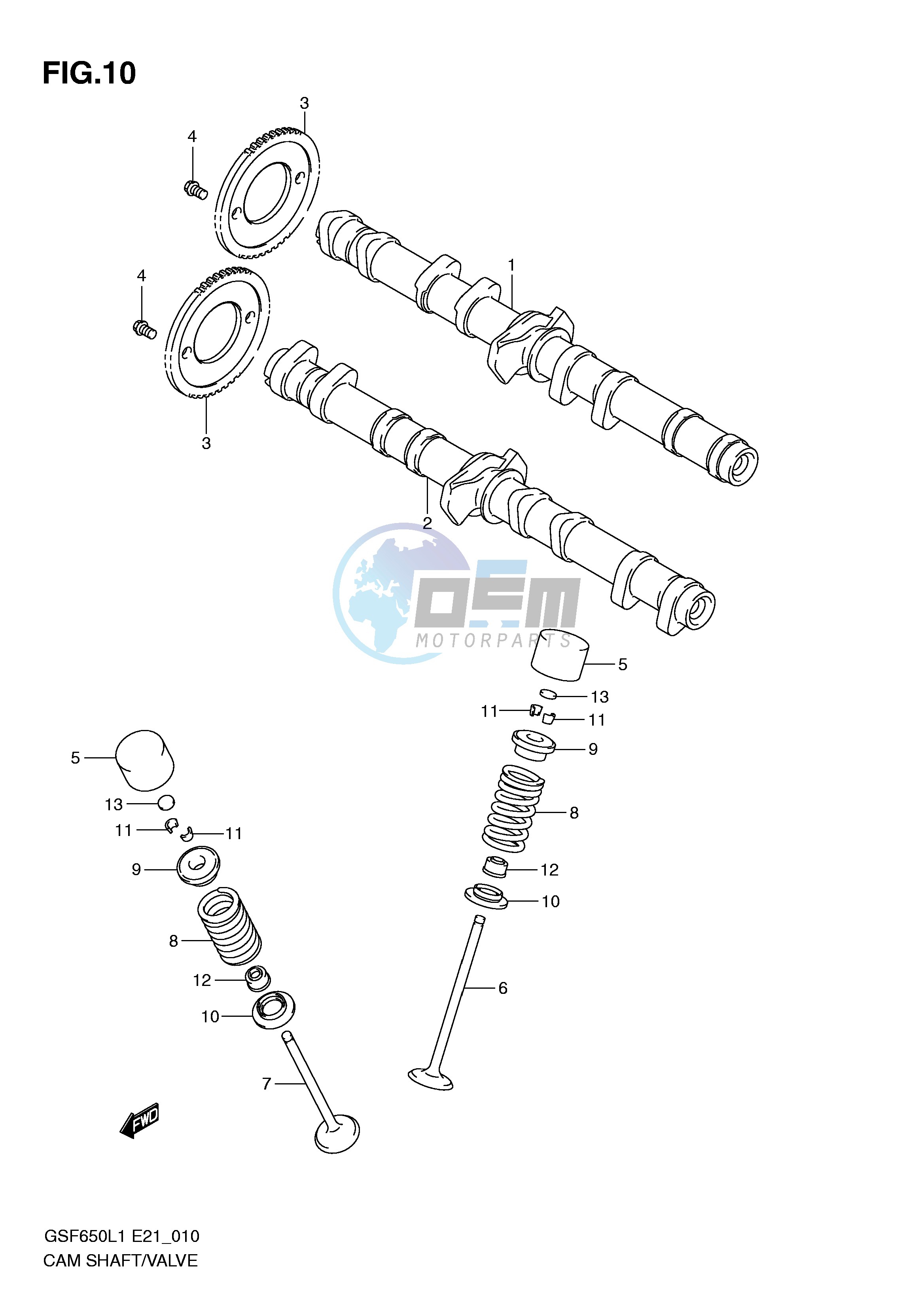 CAM SHAFT - VALVE