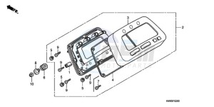 TRX250TMA ED drawing METER