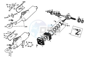 ATLANTIS - 50 cc drawing CRANKSHAFT-CYLINDER