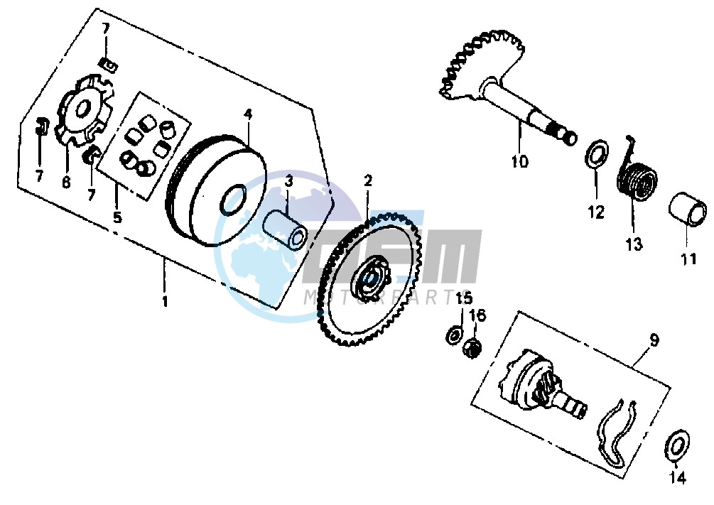 DRIVING PULLEY