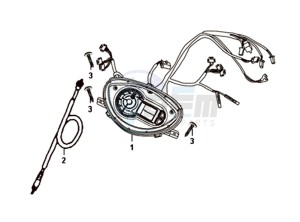 SYMPHONY SR 50 (L8) EU drawing DASHBOARD / METER CABLE  / WIRE HARNESS