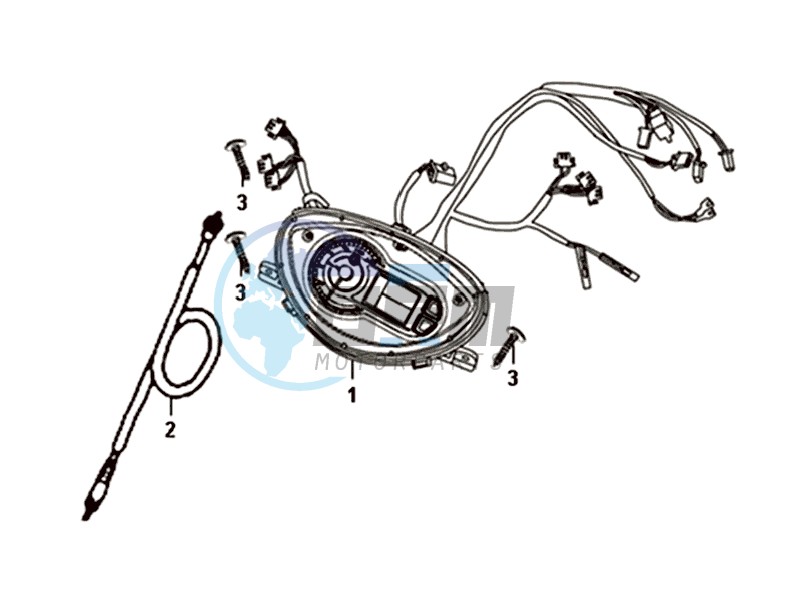 DASHBOARD / METER CABLE  / WIRE HARNESS