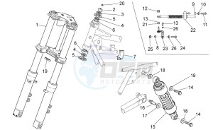 California Black Eagle 1100 drawing F.fork-R.shock absorber